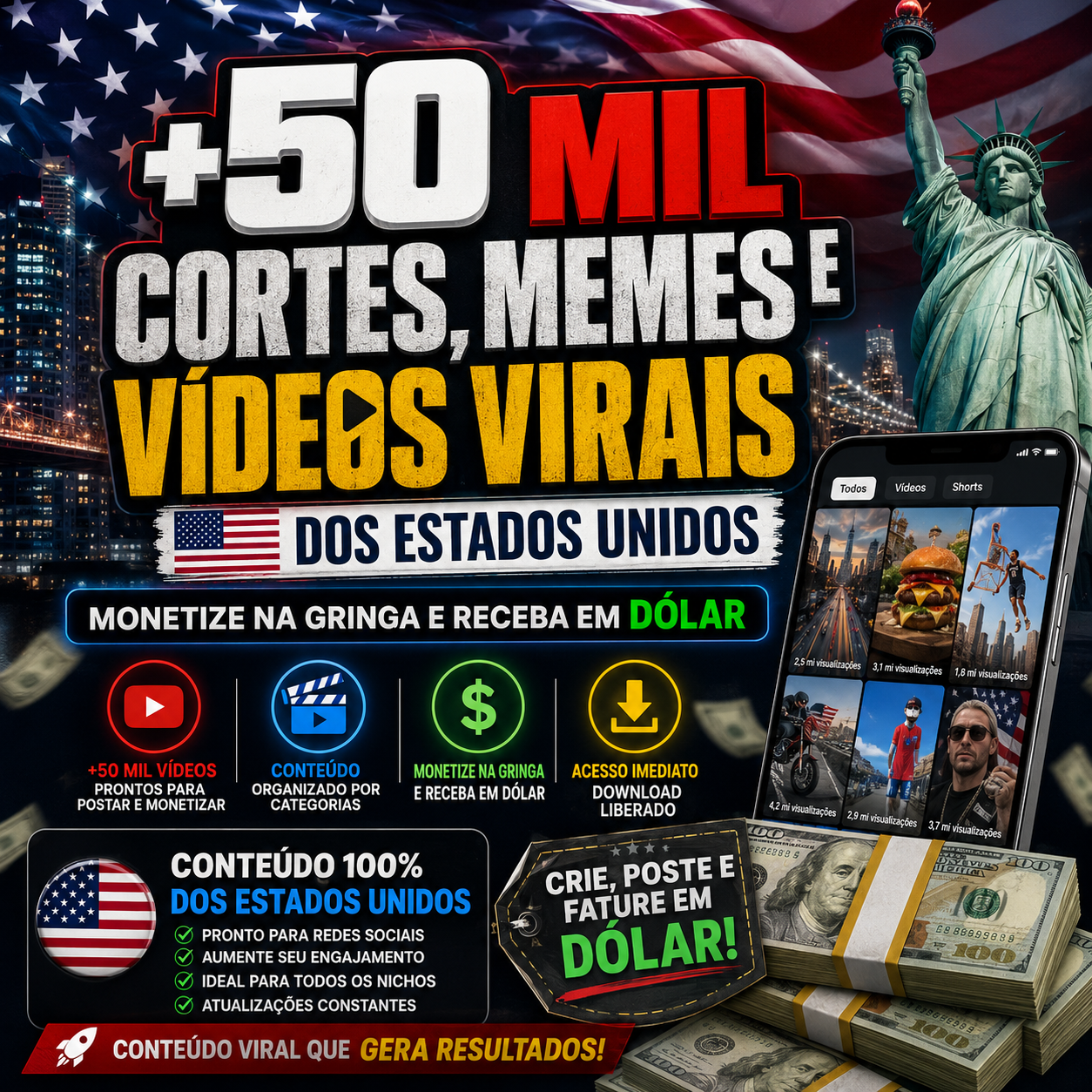 50 mil cortes EUA