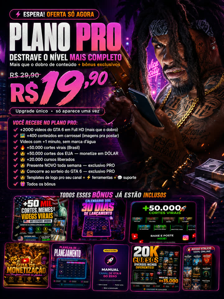 Oferta do Plano PRO